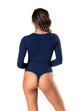 Seamless Long Sleeve Thong Bodysuit - HeyShape