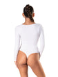 Seamless Long Sleeve Thong Bodysuit - HeyShape